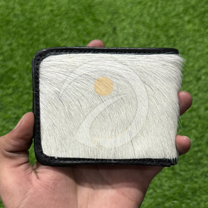 Portefeuille en cuir de vachette fait main le plus vendu pour homme, avec organiseur de cartes et texture douce en fourrure, idéal pour le quotidien - Product Image 2