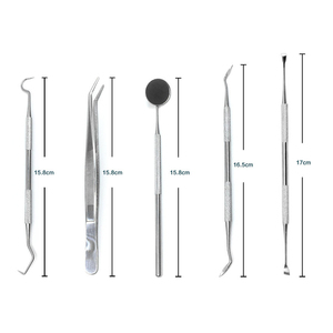 Kit de Examen Dental de la Mejor Calidad para Estudiantes |   Juego de Instrumentos Dentales Manuales de Titanio con Casete de Esterilización - Product Image 4