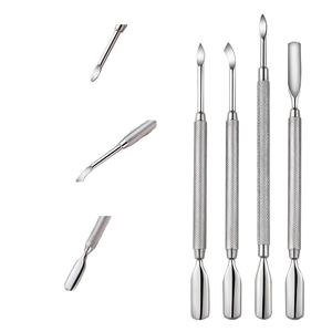 Smooth Line Heavy Duty Stainless Steel Cuticle Pusher <b>Tool</b> For <b>Nail</b> Cleaning Manicure Pedicure And Beauty Care - Product Image 2