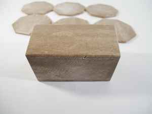 Posavasos de Mármol Marrón Estilo Vintage, Juego de Posavasos de Piedra Natural Resistente con Soporte - Product Image 2