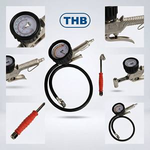 ตัวเครื่องทำจากอลูมิเนียมอัลลอยด์ หัวเติมลมแบบ 3 ทาง สำหรับเติมลมรถยนต์ น้ำหนักเบา ใช้ได้กับรถยนต์ทุกประเภท เหมาะสำหรับร้านดูแลรถยนต์ - Product Image 6