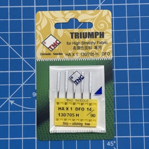 AGUJAS TNC #   HA X 1 130/705 H DFO 14/90 Hecho en Taiwán para Máquinas de Coser Industriales y Domésticas, Piezas de Máquinas de Coser para Prendas de Vestir - Product Image 1
