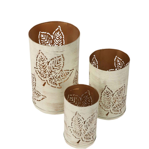 Black Metal Votive Holders Iron cutwork Votive Die Cut Pattern Black <b>Candle</b> Votive Holders - Product Image 4