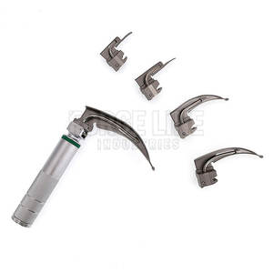 Laringoskop Tıbbi Cihaz Ayarlanabilir LED Bıçaklı Yüksek Hassasiyetli Laringoskop Paslanmaz Çelik Cerrahi Alet - Product Image 3