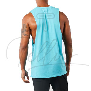 Camisetas sin Mangas Personalizadas para Hombre, de Poliéster/Algodón, Secado Rápido, Transpirables, Ecológicas, Casuales, para Gimnasio y Fitness - Product Image 5