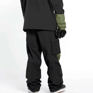 Combinaison de ski pour homme imperméable, coupe-vent et isolante, ensemble de snowboard avec personnalisation de marque - Product Image 1