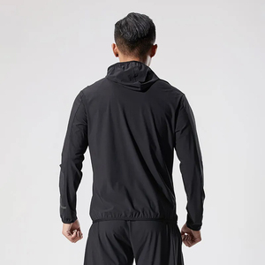 Conjunto de Chaqueta Cortavientos y Pantalón para Correr y Senderismo al Aire Libre, con Cierre Completo, Ligero, para Entrenamiento, Ropa Deportiva Reversible al por Mayor - Product Image 3