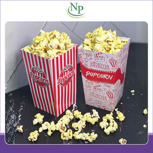Boîtes à popcorn en papier de 20 oz, style seau, écologiques et jetables, de la meilleure qualité et les plus vendues, provenant d'un grossiste indien authentique. - Product Image 6