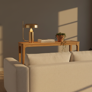 Muebles Modernos para Sala de Estar Estilo Vietnamita, Mesa de Centro Rectangular de Madera de Caucho Resistente en Color Blanco Perla, Chapa de MDF, Marca PKP, 1 Año de Garantía - Product Image 3