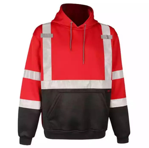 Sweat-shirt de travail haute visibilité personnalisé, vêtements de sécurité réfléchissants pour les travailleurs de la construction et de l'industrie, fabricant - Product Image 4