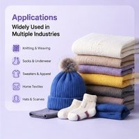 Fil de coton peigné teint 100% haute qualité pour tricotage/tissage de chaussettes/chaussettes courtes, OEM/ODM, couleur personnalisée/brin torsadé 8/1-40/1 haute densité