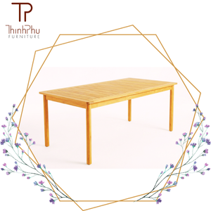 ชุดโต๊ะรับประทานอาหารแบบโมดูลาร์ THINH PHU FURNITURE รุ่น TP6123 รุ่นโมเดิร์น AVANI (7 ชิ้น) พร้อมเบาะรองนั่งหนา 5 ซม. ทำจากไม้กระถิน - Product Image 3