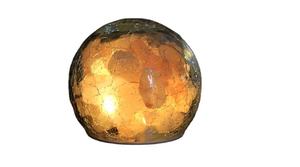 Lámpara de Sal del Himalaya al por Mayor, Lámpara Decorativa con Pantalla Redonda de Cristal, Luz Rosa, Precio Bajo, Alta Calidad - Product Image 2