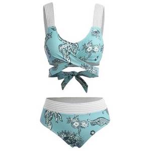 Conjunto de Bikini Sublimado para Mujer, Totalmente Personalizado, Estilo Perfecto, Gran Venta, Precio Razonable, Conjunto de Bikini Sublimado para Hombre - Product Image 1