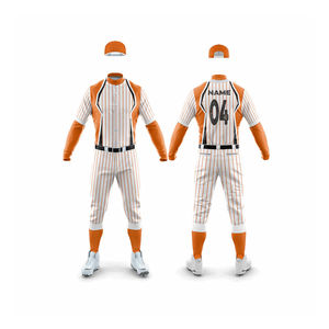 Uniforme de baseball pour hommes adultes, sublimation, impression personnalisée, ensemble respirant pour équipe - Product Image 6