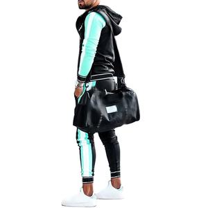 Chándales personalizados Vintage para hombre Sudadera con capucha y pantalones cortos con cremallera completa para hombre Sudaderas con capucha para hombre Conjunto de chándal al por mayor - Product Image 1