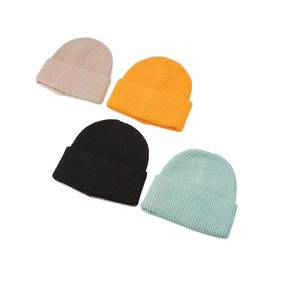 Polyester/Cotton Common Plain Beanie Keep Warm Custom Digital Printing Image Style Knitted Winter <b>Hat</b> High Quality for Women <b>Men</b> - Product Image 4