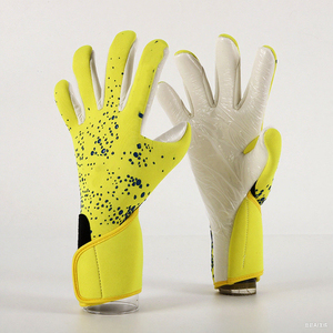 Guantes de Portero de Fútbol de Cuero de Alta Calidad Qiqiang para Adultos, Guantes de Entrenamiento y Partido Reforzados - Product Image 2