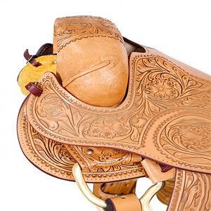 Selle d'équitation western 100% cuir pour spectacle |   Conception légère |   Qualité supérieure |   Fabriqué dans l'Uttar Pradesh - Product Image 5