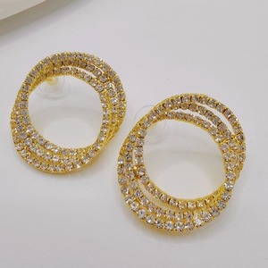 Aros Clásicos de Latón con Circonita - Product Image 2