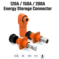 Connecteur de borne en cuivre pour armoire de stockage d'énergie à batterie au lithium, à une seule broche, IP67