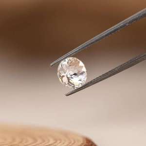 Diamante Suelto de Corte Portugués Azul de Lujo, Redondo, con Alto Brillo, Venta al Por Mayor - Product Image 3