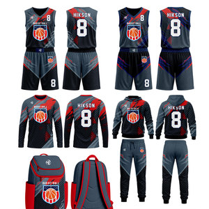 Uniforme Deportivo Personalizado Directo de Fábrica, Costuras Duraderas, Ajuste Cómodo, Ropa Deportiva para Equipos, Kit de Baloncesto - Product Image 1