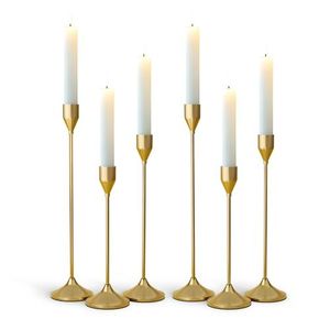 High Quality Table <b>Top</b> Wedding Christmas Birthday <b>Easter</b> Parties Decorative Gold Metal Calla Lily Candle Holder - Product Image 4