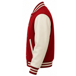 Blouson universitaire homme personnalisé en laine, veste bomber universitaire brodée, vêtements d'équipe, vente en gros, fournisseur d'usine, export, OEM - Product Image 3