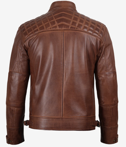 Chaqueta de Motociclista Acolchada de Lana/Nylon para Hombre SBEA IMPEX, Corte Ajustado, Botones Cubiertos, Abrigo para Motociclismo, Ecológica, Invierno, Personalizada OEM - Product Image 3