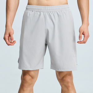 Shorts pour hommes de haute qualité, personnalisés avec logo, décontractés, respirants, à séchage rapide, en polyester et élasthanne, confortables, à taille élastique ample - Product Image 2