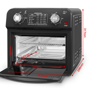 Horno de Encimera de 12.5 Pulgadas, 7 en 1, con Convección, 1500 W, 5 Menús Preestablecidos para Hornear Pizza, Asar, Grillar, Tostar, Deshidratar y Descongelar - Product Image 2