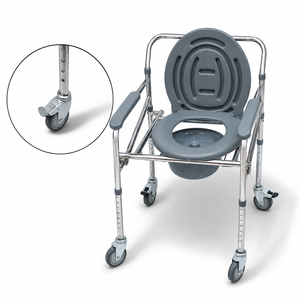 <b>Commode</b> <b>Chair</b> Foldable & Adjustable without wheel Export quality (SAGAR) - Product Image 2