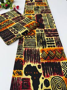 Wholesale Custom Printed 6 Yards African Wax Fabric Fast Delivery Cotton Material for Clothing and Tailoring Congo - Product Image 5