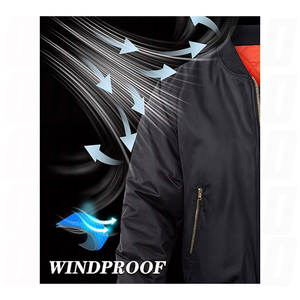 Chaqueta Bomber para Hombre, Informal, para Otoño e Invierno, Abrigo Cálido y Elegante, Ropa de Abrigo para Uso Diario, Viajes, Ropa Urbana, Uso en Exteriores - Product Image 5