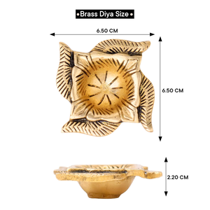 Lampe à huile Swastik en laiton de qualité supérieure, faite à la main, Deepak traditionnel, Pital Deepam décoratif pour cérémonie d'inauguration, festival, maison - Product Image 4