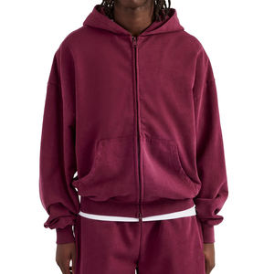 Custom mens tracksuit manufacturer <b>600gsm</b> cotton fleece embroidered streetwear USA - Product Image 1