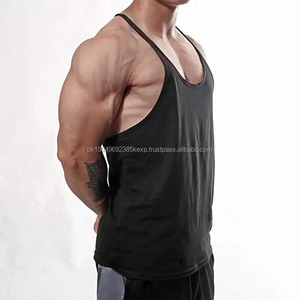 Débardeur de musculation pour homme en coton 100% de haute qualité, personnalisé, pour homme, OEM personnalisé - Product Image 6