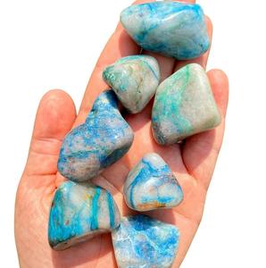 Piedras Naturales Chakralume Quantum Quattro, Cristal de Crisocola para Sanación, Reiki, Meditación, Energía, Feng Shui, Ángel, Religioso - Product Image 4