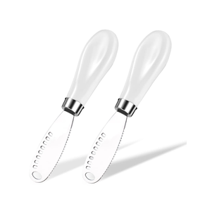 Stainless Steel Butter <b>Knife</b> With Colorful Resin Handles Mirror Polish Finish Steel Butter <b>Knife</b> Party Tableware Used - Product Image 2