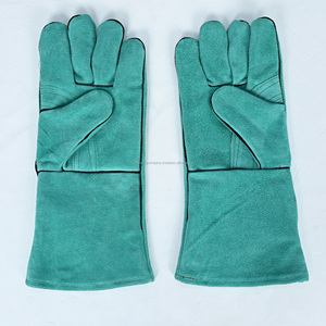 Gants de soudage en cuir de haute qualité, doublure en coton, résistants au feu, gants de travail de sécurité pour usage industriel TIG - Product Image 4