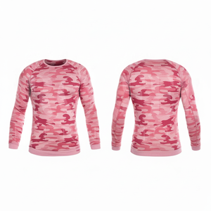 T-shirt de compression à manches longues, séchage rapide, extensible, pour fitness, gym, entraînement sportif, couche de base, col rond, respirant, très vendu - Product Image 3