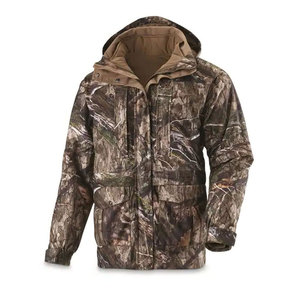 Lightweight Hunting <b>Jacket</b> With Wind Resistant Fabric Functional Pockets And Adjustable Features For Outdoor Activities - Product Image 3