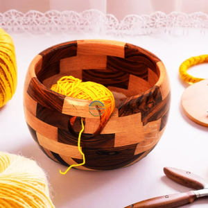 Cuenco de Hilo de Madera Estilo Antiguo, de Teca Pulida Jali, con Decoración Tallada Ovalada, Soporte para Regalos, Hogar, Cocina, Animal, de AYAANS - Product Image 1