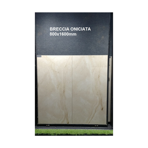 80x160cm Big Slab Tiles Real Image Tiles Hotel Project Floor High Gloss <b>Scratch</b> Resistant Porcelain Tiles Flooring Waterproof - Product Image 5