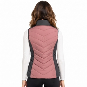 <b>Women</b> Puffer <b>Vest</b> Water Resistant Quilted <b>Vest</b> Warm Insulated Material Lightweight Comfortable <b>Winter</b> Outdoor Wear OEM - Product Image 2