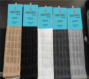 Cotton Terry Kitchen Cloth <b>Towels</b> <b>Large</b> Check Pattern Dish <b>Towels</b> for Utensil Drying and Daily Cleaning Work - Product Image 1