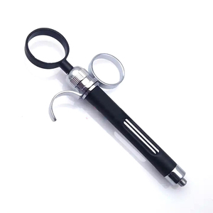 Jeringas Dentales Aspirantes Plateadas, Manuales, con Mango de 2.5 Anillos, Instrumentos Quirúrgicos de Acero Inoxidable, Profesionales, Ergonómicas, Reutilizables - Product Image 4