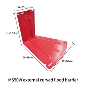 Barrage rapide ABS barrière de contrôle des inondations remplissable panneau de prévention des inondations rampe d'inondation barrière d'eau <span class=keywords><strong>Floodgate</strong></span> MEIHSUO marque Type L - Product Image 3