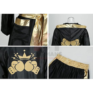 Bata de Boxeo de Alta Calidad, Tela Ligera y Resistente para Entrenamiento de Boxeo, Proveedor y Fabricante - Product Image 3
